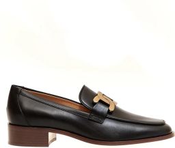 Tod's Zwarte leren instapper AW23