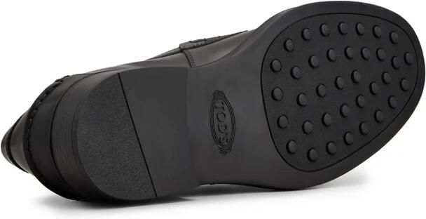 Tod's Zwarte Penny Slot Leren Schoenen - Foto 3