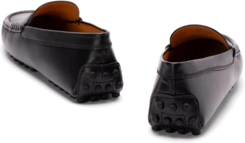 Tod's Zwarte Penny Slot Platte Schoenen