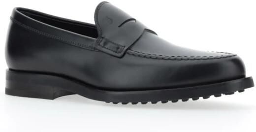 Tod's Zwarte platte schoenen Mocino