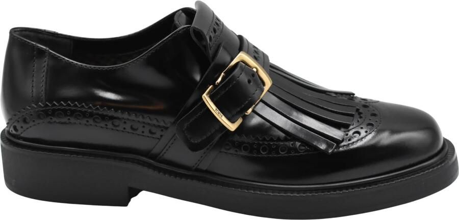 Tod's Zwarte Veterschoenen voor Vrouwen