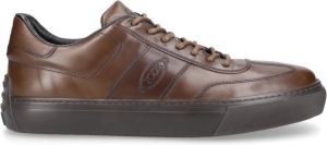 TOD'S Umbria Lage Sneaker van Kalbsleder Bruin Heren