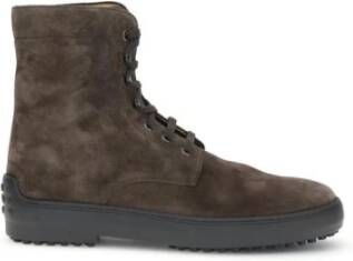 Tod's Veters Rubber Lug Enkellaarzen