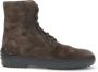 Tod's Veters Rubber Lug Enkellaarzen - Thumbnail 1