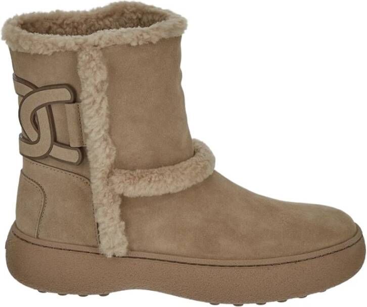 TOD'S Winter Boots Beige Dames