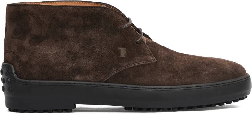 Tod's Winter Enkellaarzen Marrone