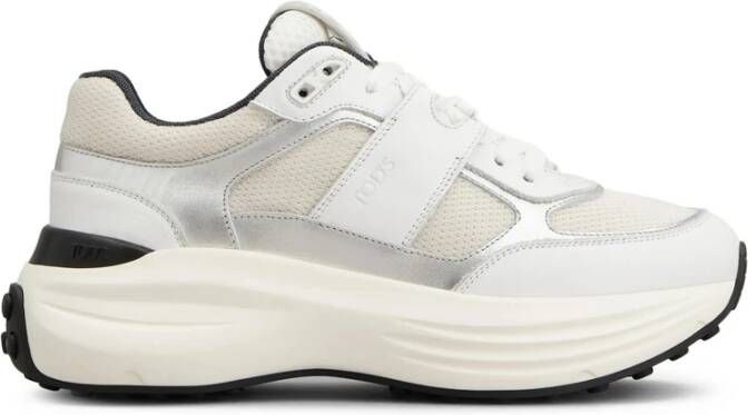 Tod's Witte Chunky Rubberen Zool Sneakers