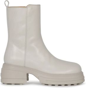 TOD'S Witte Gomma 84K Tronchetto Laarzen Wit Dames