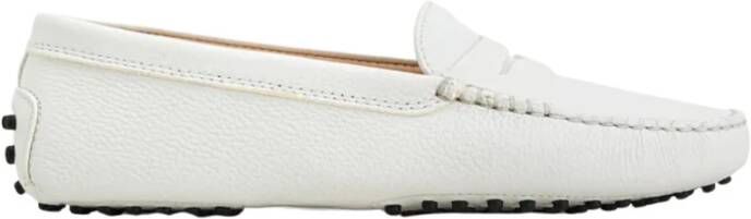 TOD'S Witte Gommino Moccasin White Dames