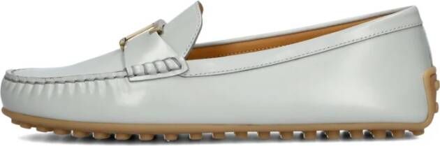 Tod's Witte Leren Dames Mocassins