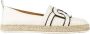 Tod's Witte leren ketting espadrilles - Thumbnail 1