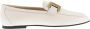 Tod's Witte Leren Loafers Elegant Instapper - Thumbnail 1