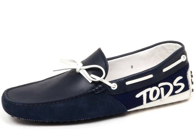 Tod's Witte leren mocassin schoen