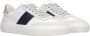 TOD'S Witte leren sneakers met suède inzetstukken Multicolor Heren - Thumbnail 1