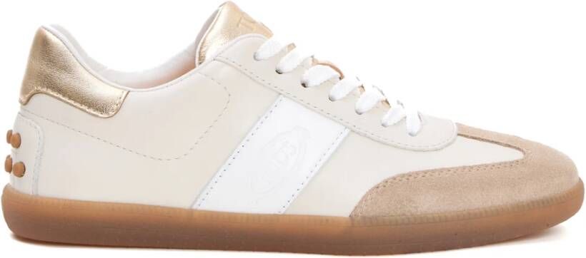 Tod's Witte Leren Sneakers Ss25