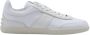 TOD'S Witte Leren Sneakers White Heren - Thumbnail 2