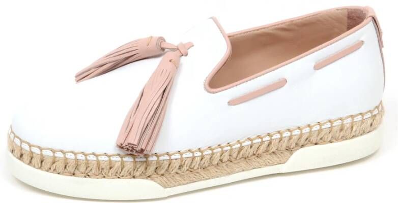 Tod's Witte Loafer Instap Schoen