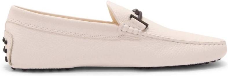 Tod's Witte Loafer Schoen Gommino Stijl