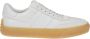 TOD'S Witte Melk Suède Sneakers White Heren - Thumbnail 1