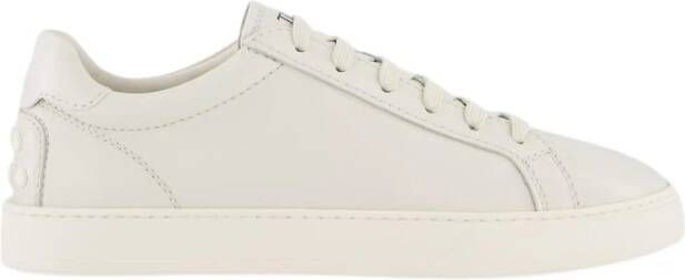 Tod's Witte Sneaker Cassetta Stijl