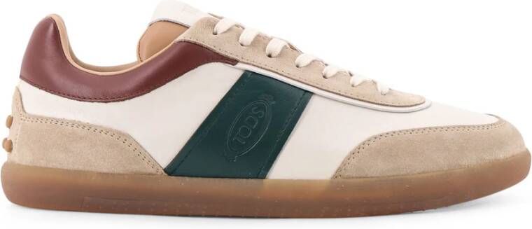 Tod's Witte Sneakers Low-Top Made in Italy