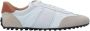TOD'S Witte Suède Lage Sneakers Multicolor Heren - Thumbnail 1