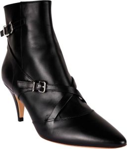 TOD'S Women pointed toe heeled ankle boots Zwart Dames