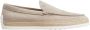 TOD'S Zijden Nubuck Slip-On Sandalen Beige Heren - Thumbnail 3