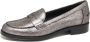 Tod's Zilveren glanzende leren loafers - Thumbnail 1