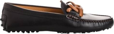 TOD'S Zomerstijl Mocassins met Verfrissend Detail Black Dames