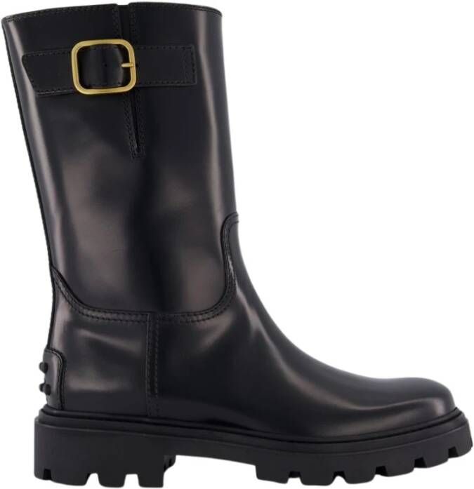Tod's Zware Gomma Laars Zwart