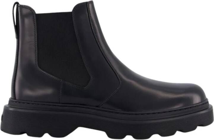 Tod's Zwarte Carrarmato Laars