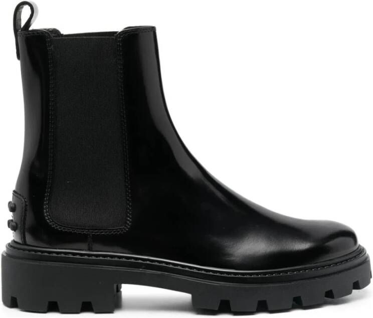 Tod's Zwarte elegante enkellaarzen