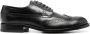Tod's Zwarte Gepolijste Veterschoenen Met Platte Zool - Thumbnail 1