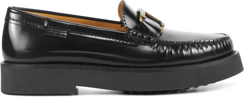 TOD'S Zwarte Instapschoenen Black Dames