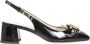 TOD'S Zwarte lakleren pumps met vierkante neus Black Dames - Thumbnail 1
