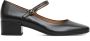 Tod's Zwarte leren ballerina met enkelband - Thumbnail 1