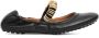 Tod's Zwarte Leren Ballerina's Elegante Stijl - Thumbnail 1