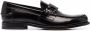 TOD'S Zwarte Leren Chain-Link Loafers Black Heren - Thumbnail 2