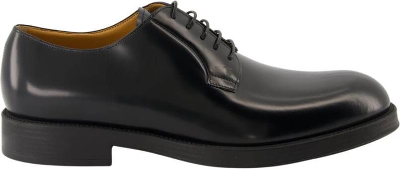 Tod's Zwarte leren derby schoenen voor heren