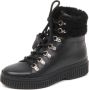 Tod's Zwarte leren enkellaarsjes met haken - Thumbnail 1