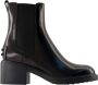Tod's Zwarte leren enkellaarzen - Thumbnail 1