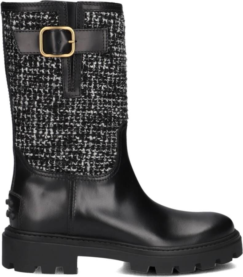 TOD&apos;S Enkellaarsjes Dames Xxw08j0hn20sk Maat: 39 Materiaal: Leer Kleur: Zwart