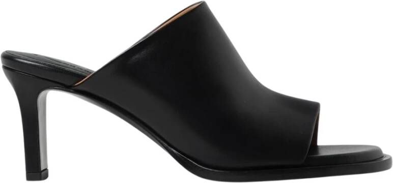 Tod's Zwarte leren sandalen met hak