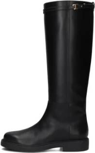 TOD&apos;S Hoge Laarzen Dames Xxw20l0jm50 Maat: 38 Materiaal: Leer Kleur: Zwart