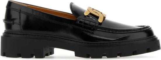TOD'S Zwarte Loafer Schoenen voor Vrouwen Black Dames