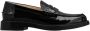 TOD'S Glanzende Loafers met Houndstooth Patroon Black Dames - Thumbnail 1