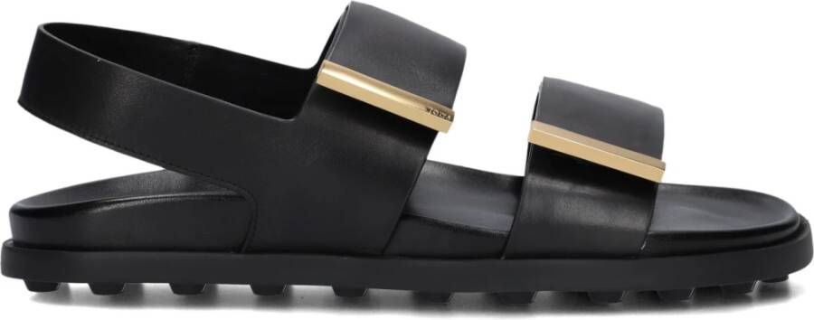 TOD&apos;S Dames Fasce Term Maat: 40 Materiaal: Leer Kleur: Zwart