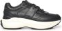 Tod's Zwarte Leren Sneakers met Logodetail - Thumbnail 1