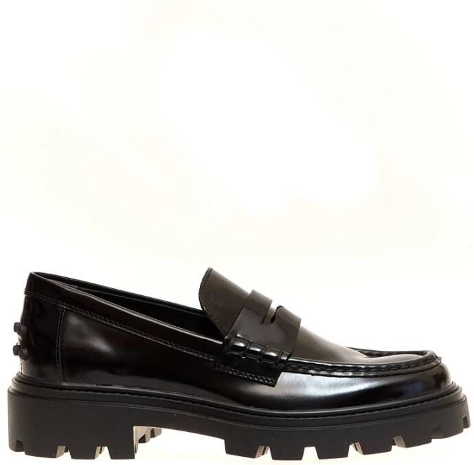 Tod's Zwarte Loafer Schoenen Aw23